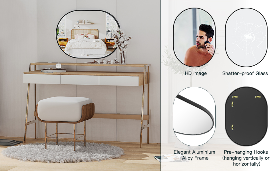 oval mirror