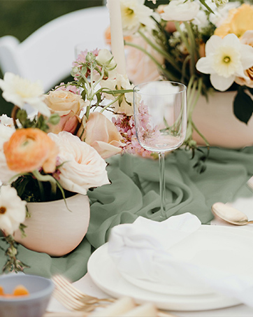 Chiffon Table Runner