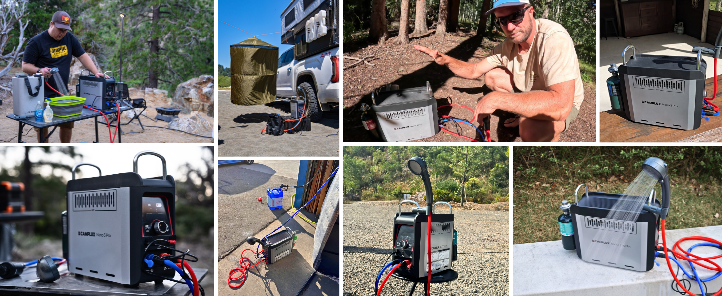 camping propane water heater