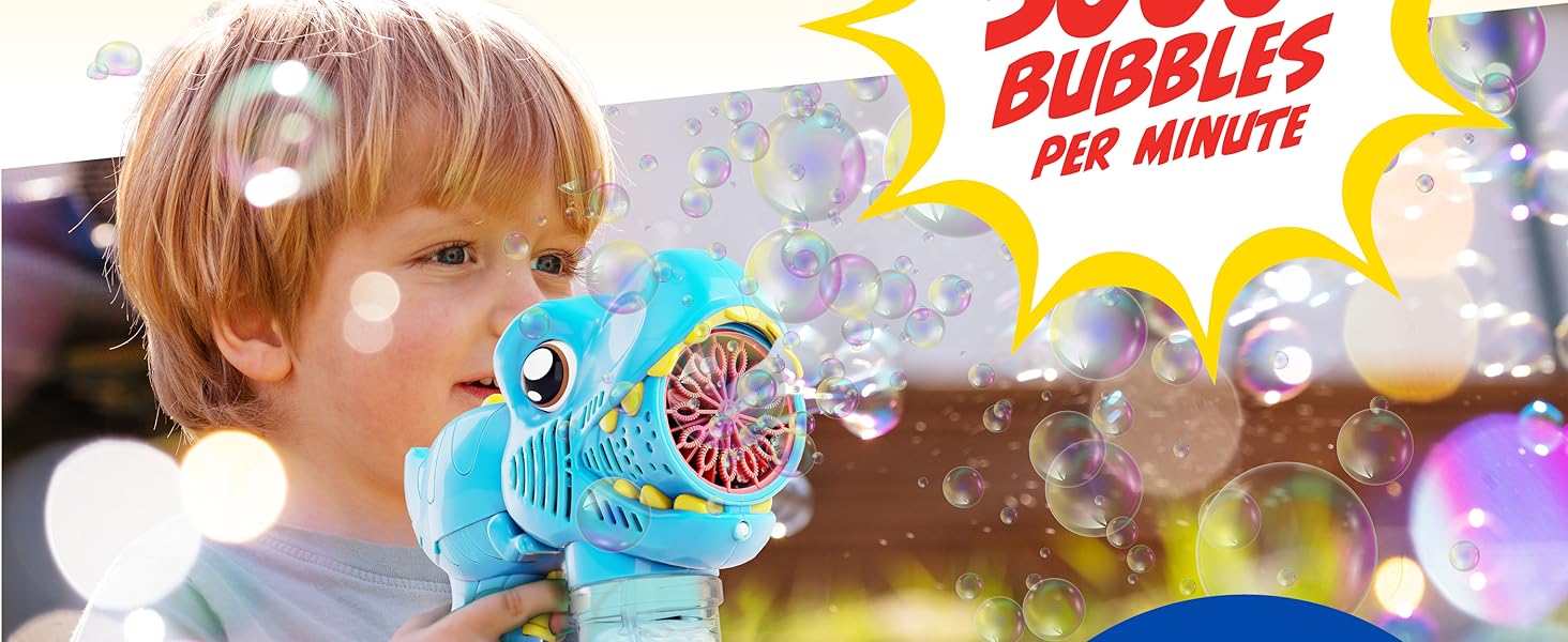 Dino Bubble Guns for Kids