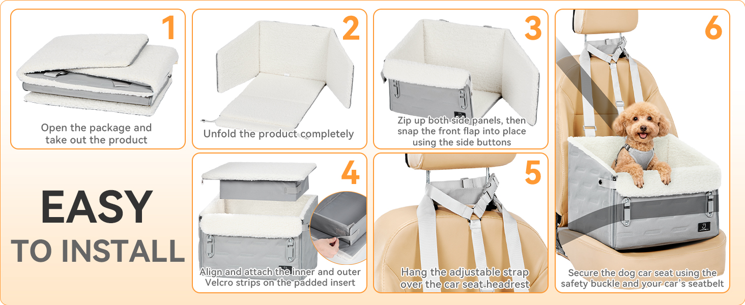 Dog Car Seat for Small Dogs