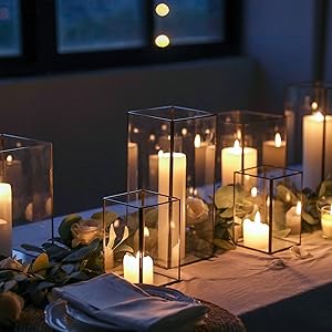 Decorative tealight candle holders