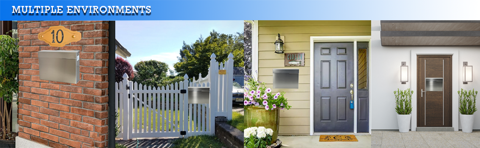 D4L Stainless Steel Rainproof Mail box