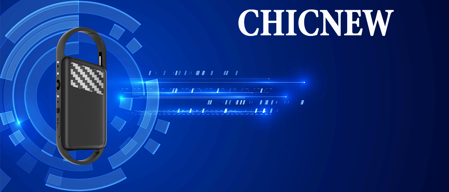 Chicnew 64GB Digital Voice Recorder with Playback