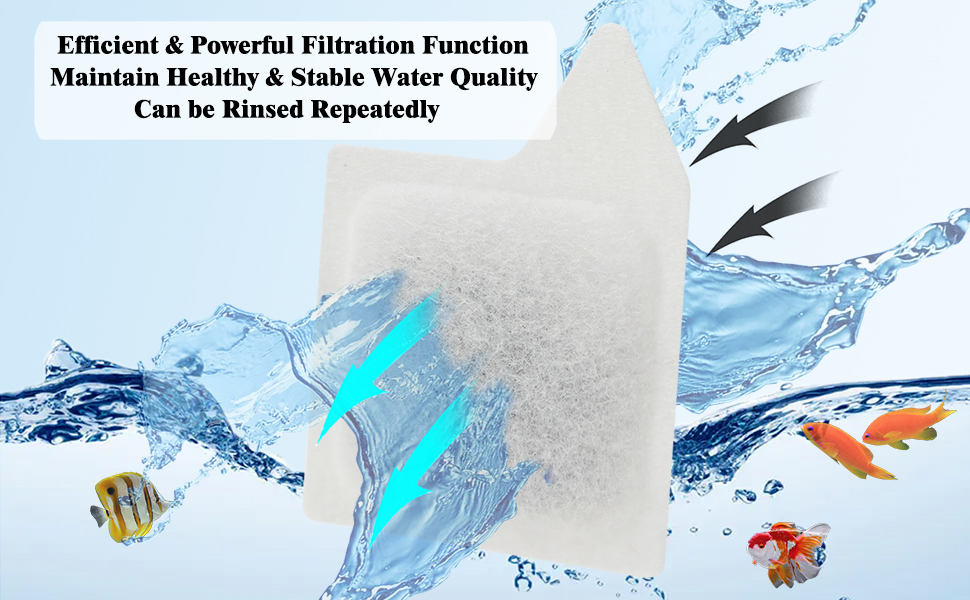 Replacement Filter Cartridges XS for Tetra Whisper Extra Small Fish Tanks Filter