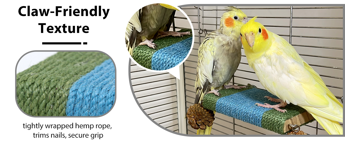 parrot perch for cage