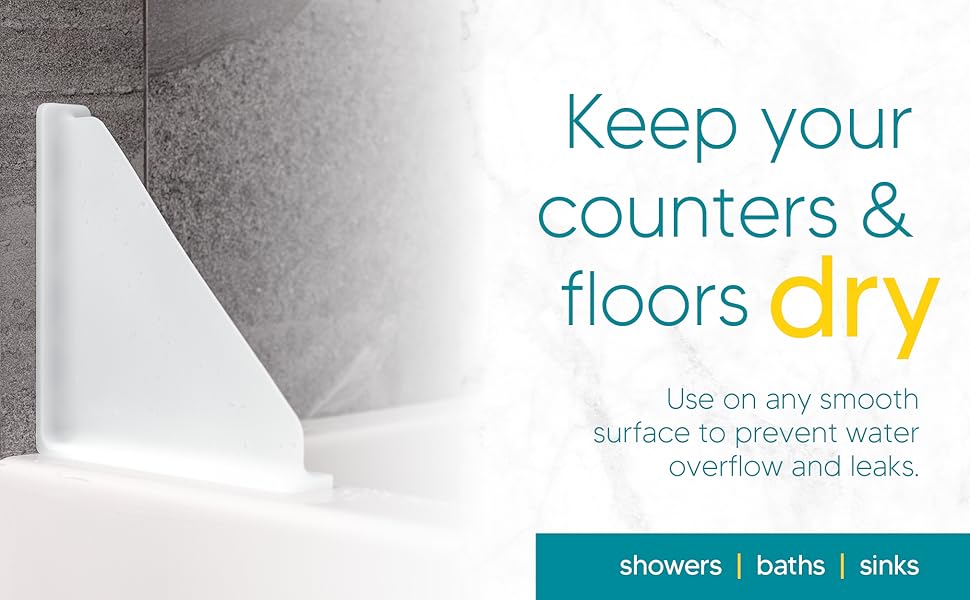 Shower Splash Guard for Bathtub Shower Water Guard