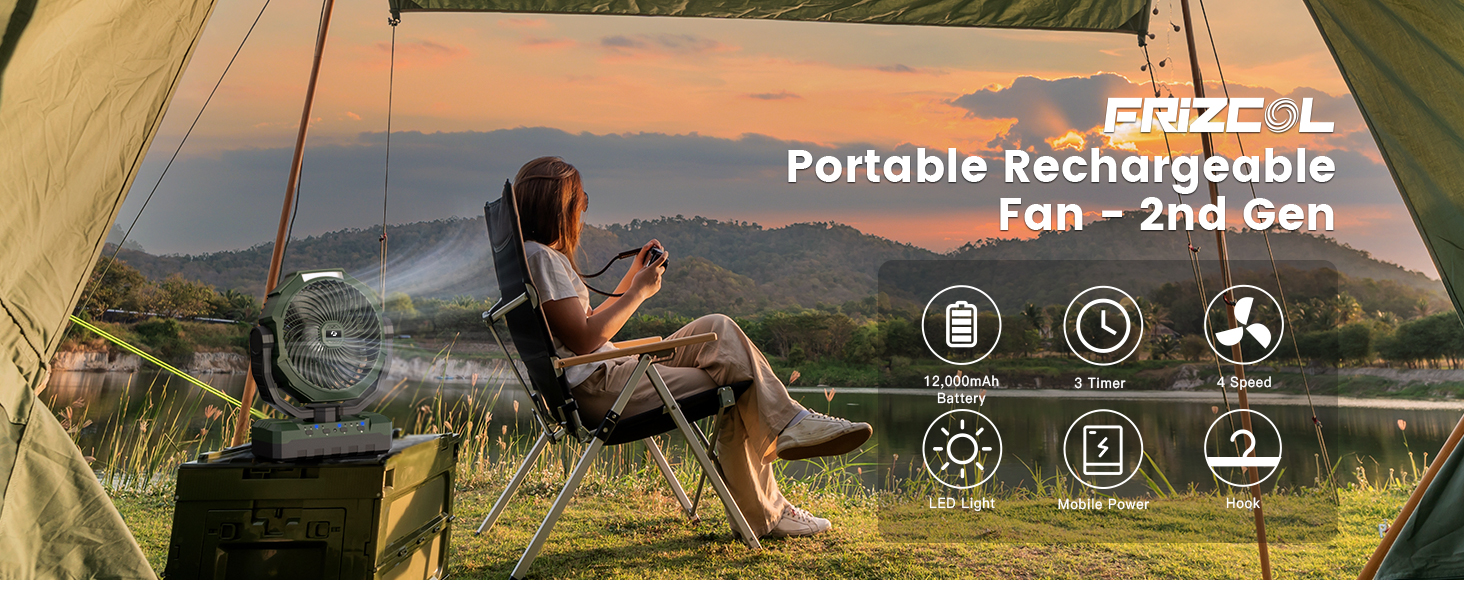 Portable Rechargeable Fan