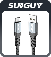 Amazon.com: SUNGUY USB C Cable 1.5FT [3Pack] 3A USB to USB C