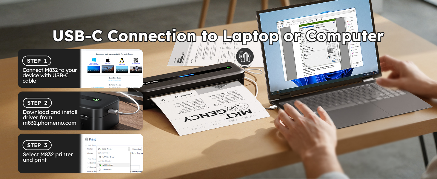 portable printer for laptop