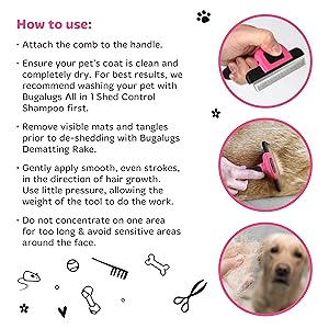 Bugalugs Deshedding Comb How To Use