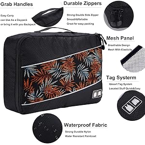 8set packing cubes