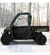 Polaris Ranger Full Size 570 Soft Cab Enclosure Side Doors QYMOTO 900D Compatible with UTV Soft D...