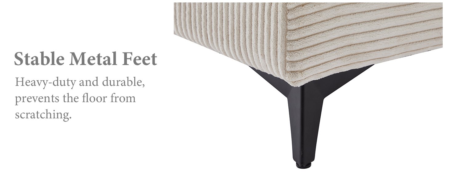 85.83" Deep Seat Sectional Sofa with Removable Headrests