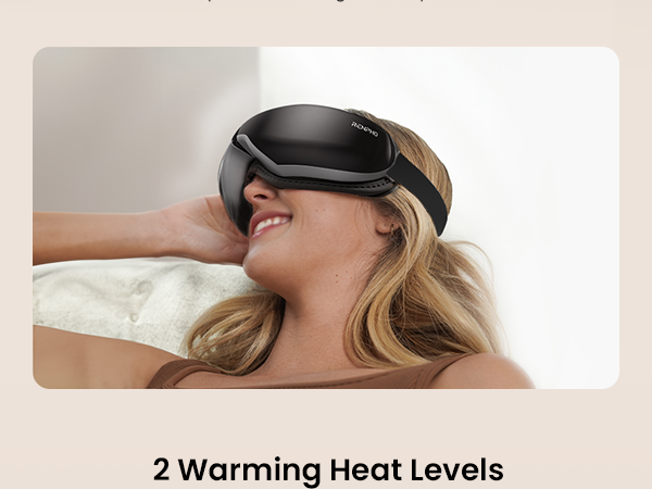 Heated Eye Sleep Mask for Eye Strain Relief