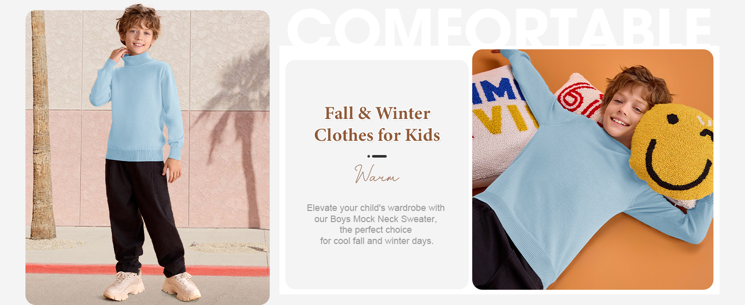 Boys Turtleneck Sweater