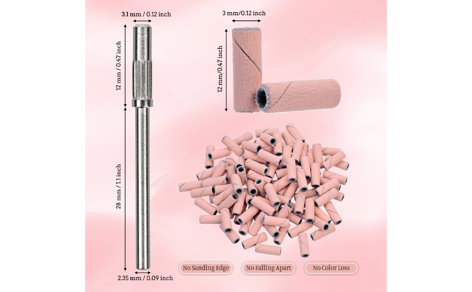 sanding bands for nail drill