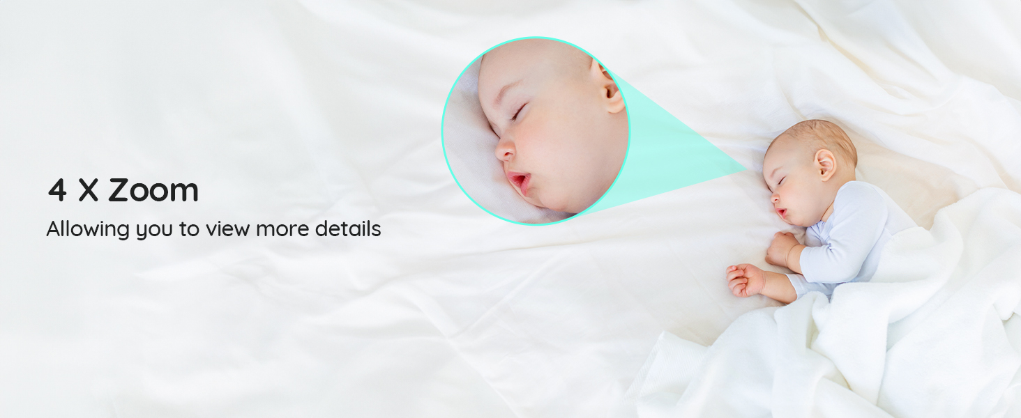 baby monitor with camera and audio wifi