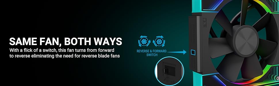 same fan both side