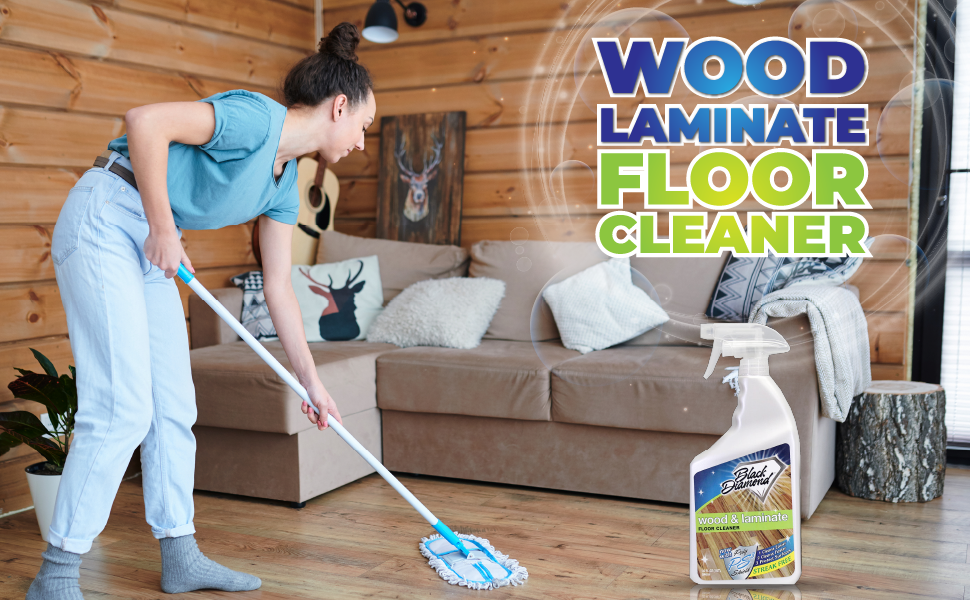 WOOD And LAMINATE Floor Cleaner For Hardwood, Real, Natural and