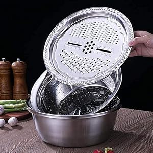 3 in 1 steel bowl