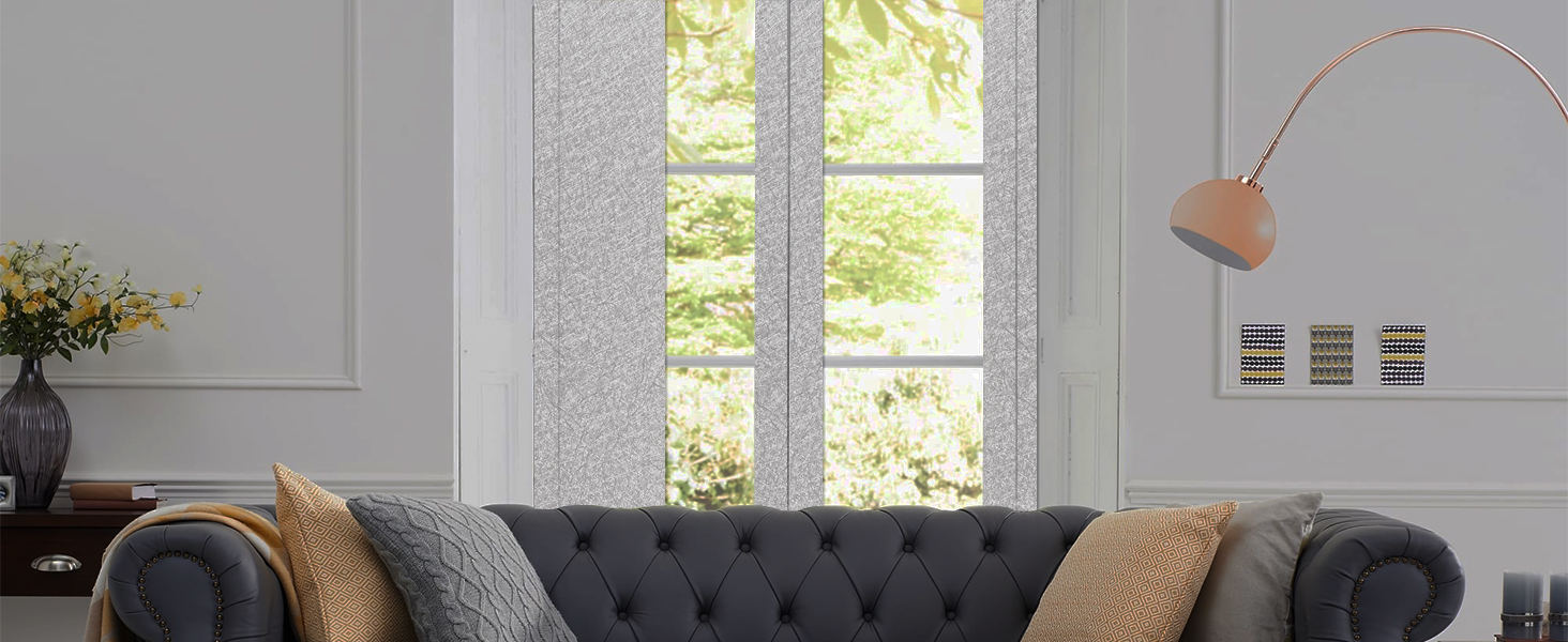 Avinyl 10M Gray Silk Mirror Border Peel and Stick for Bathroom Decor