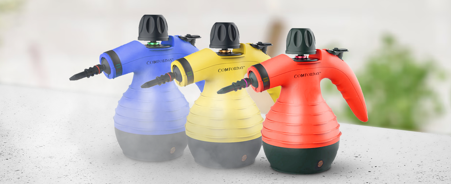 Comforday Handheld Steam CleanerMultiPurpose Steamer with Safety Lock