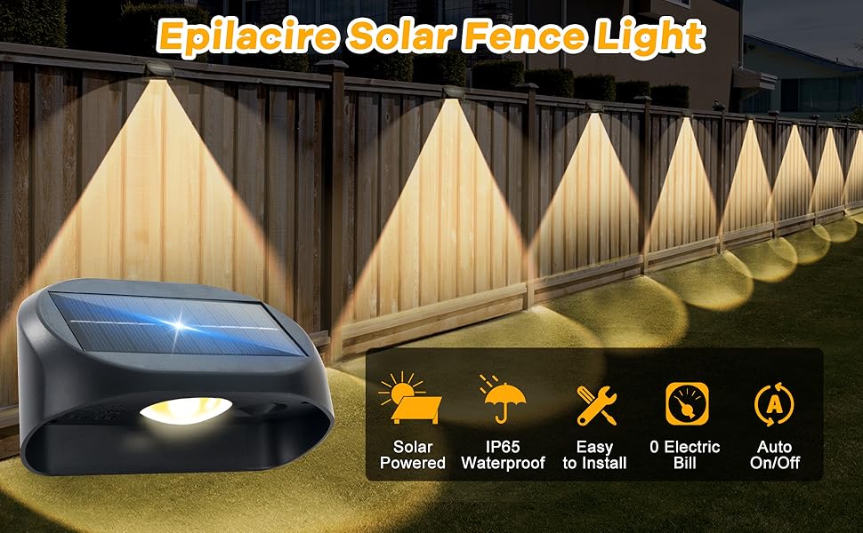 Solar Fence Lights