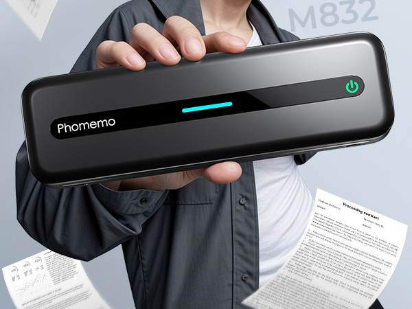 Amazon.com: Phomemo Portable Printers Wireless for Travel