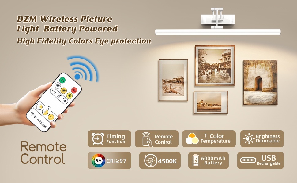 Battery Operated Picture Light
