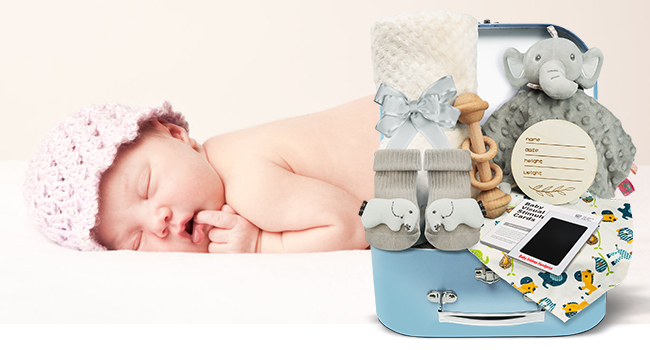 baby boy gift basket with big sister gift