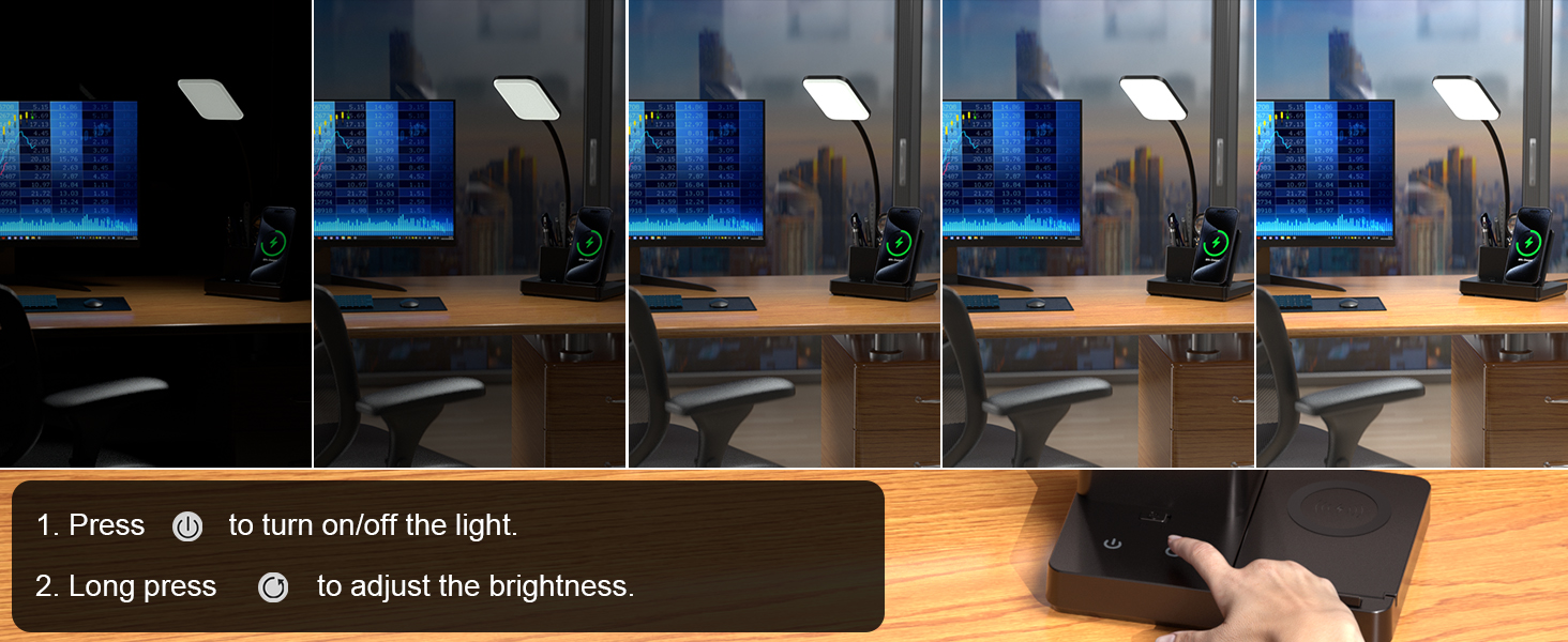 desk lamp with usb
