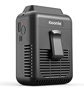 Koonie Portable Waist Fan, 5200RPM Strong Airflow 23H Working Time Hands-free Necklace Fan, Batte...
