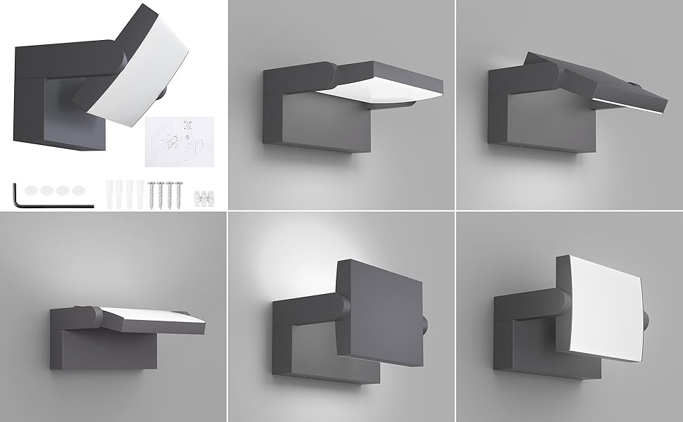 the light fixture is made from a single sheet of metal.