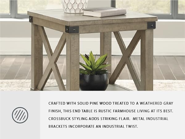 Amazon.com: Signature Design by Ashley Aldwin Farmhouse