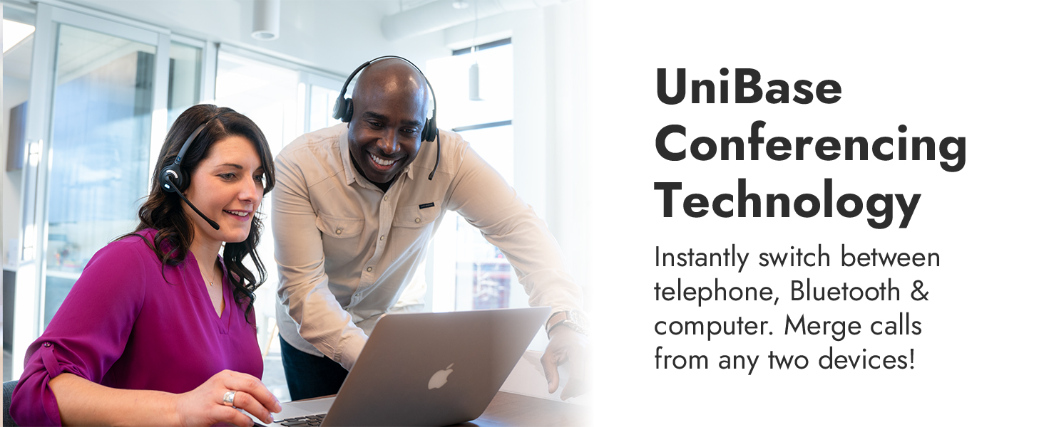 landline and VoIP calls with the VoIP headset