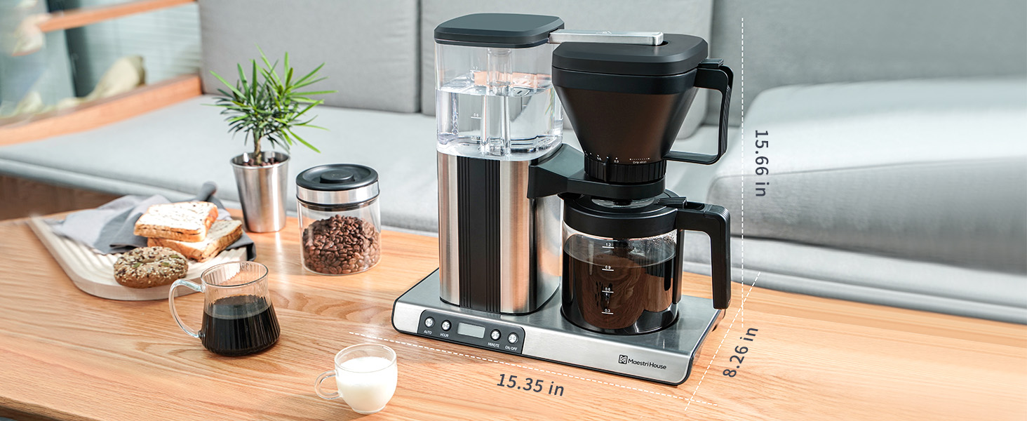 Maestri House Coffee Maker, 8Cup Drip Coffee Machine with