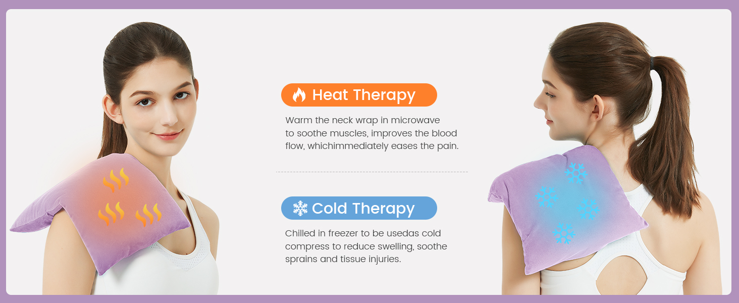 Heating Pad Microwavable with Washable Cover, 8 x 12