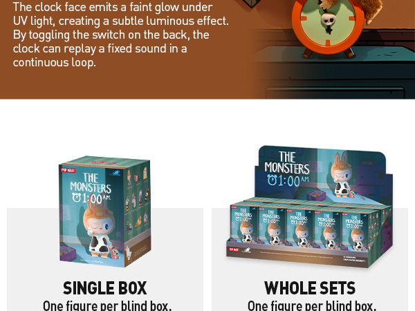 Amazon.com: POP MART The Monsters 1:00 A.M. Series Blind Box
