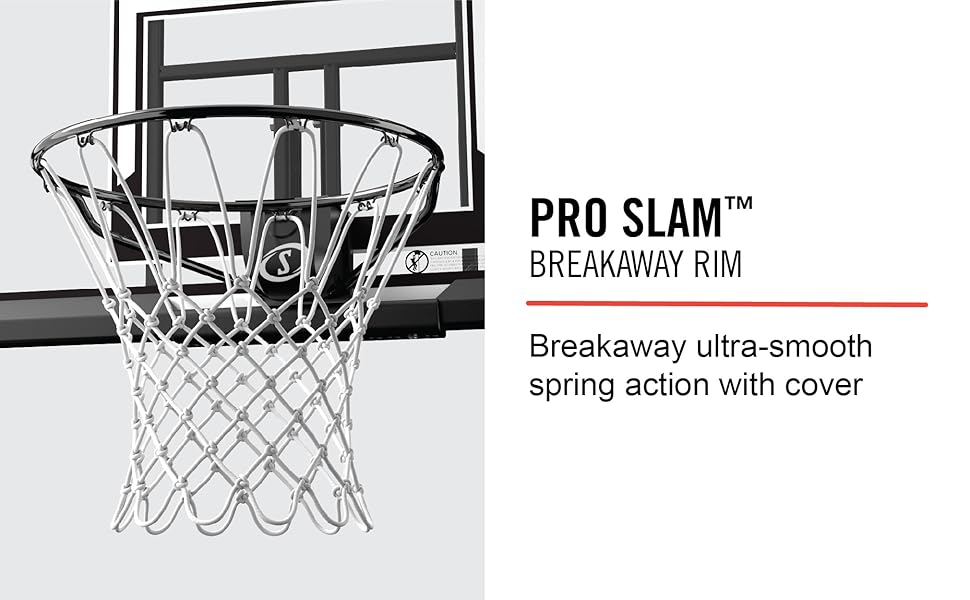 Spalding Performance Acrylic Backboard & Rim Combo