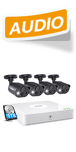 Audio Cameras DVR Kit