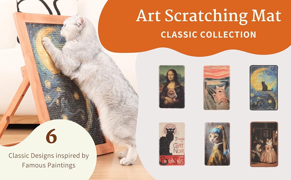 art sisal scratching mat collection