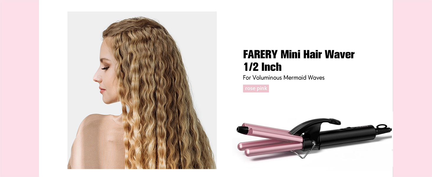 farery hair crimper for women beach waves