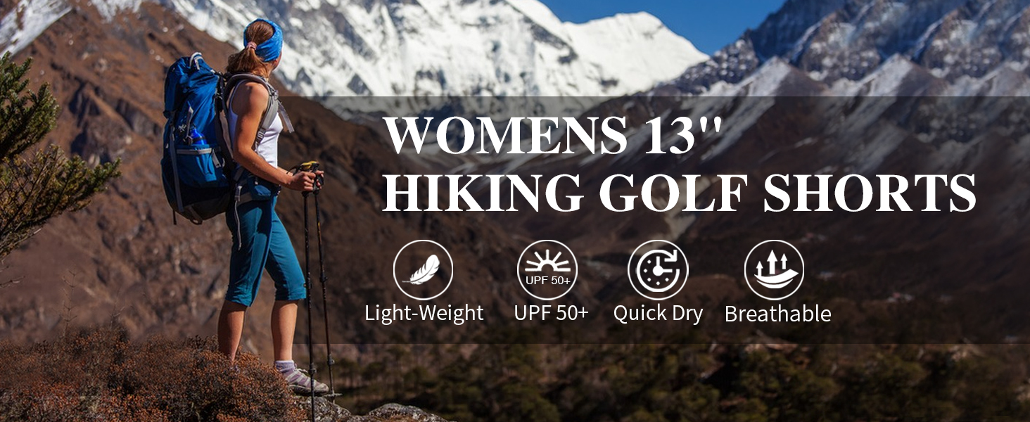 Womens 13" Hiking Shorts