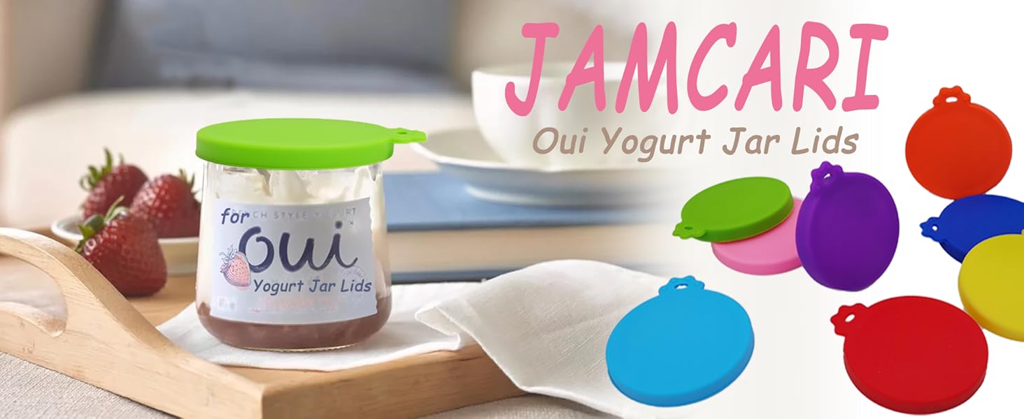 Oui Yogurt Jar Lids 8 pack Oui Lids for Yoplait Yogurt
