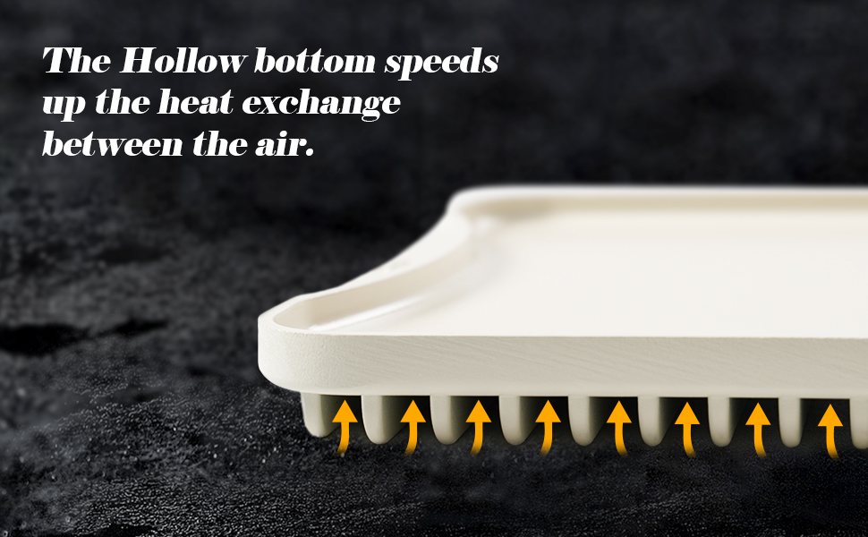 Defze Aluminum Alloy Defrosting Tray for Thawing Frozen