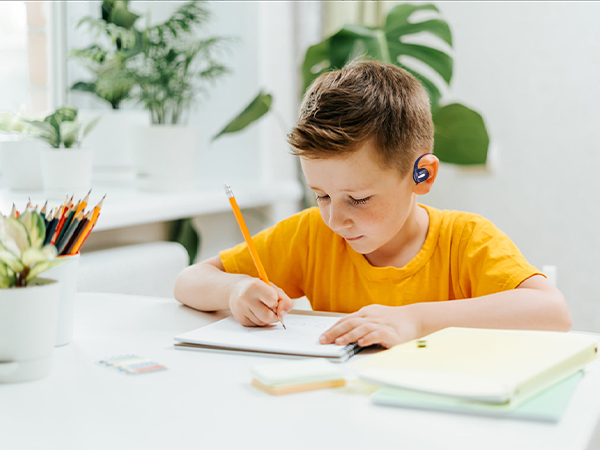 BANIGIPA Kids Headphones Open Ear Headphones Bluetooth 5.4 Headset w/Mic for School Protect Hearing