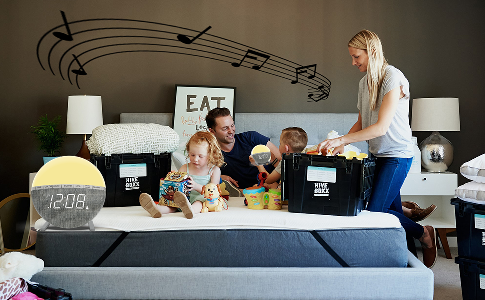 Yapeach Wake Up Light Sunrise Alarm Clock for Kids, Heavy Sleepers