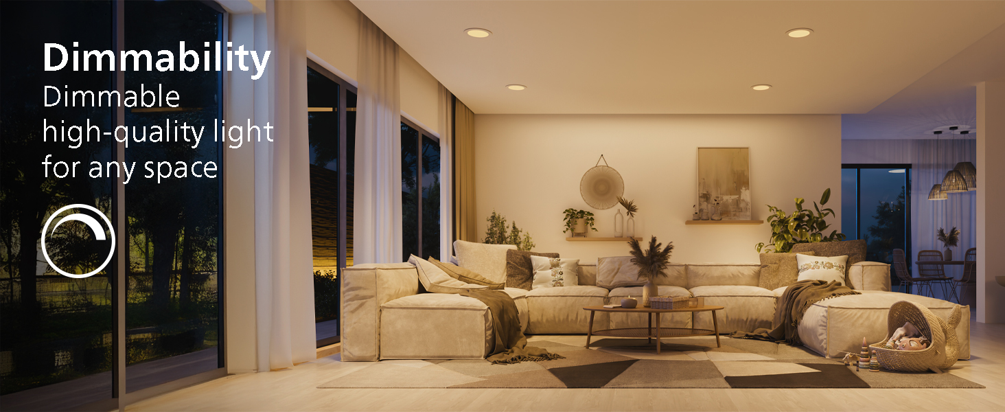 Dimmable high-quality light for any space