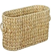 Coeusy Toilet Paper Storage,Toilet Paper Basket for Bathroom,Water Hyacinth Toilet Paper Organize...